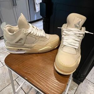 Off white Jordan 4 shoes